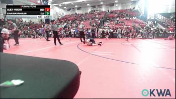 85 lbs Rr Rnd 1 - Alex Knight, Enid Youth Wrestling Club vs Liam Baughman, Blackwell Wrestling Club