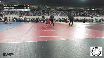 100 lbs Consi Of 8 #1 - Brylan McGonigal, Cleveland vs Mekko Stites, Berryhill High School