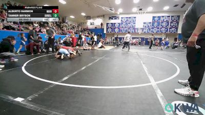 130-140 lbs Rr Rnd 2 - Tanner Bryson, Division Bell Wrestling vs Alburto Harmon, Morrison Takedown Club