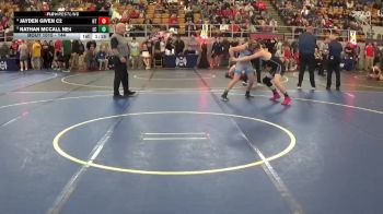 144 lbs Champ. Round 2 - Nathan Mccall NE4, Lake Catholic vs Jayden Given C2, Hamilton Township