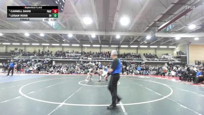 157 lbs Final - Carnell Davis, Ponaganset vs Logan Ross, Bishop Hendricken