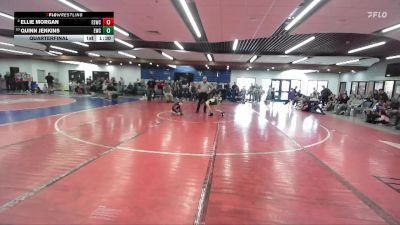 90 lbs Quarterfinal - Quinn Jenkins, Emmett Wrestling Club vs Ellie Morgan, Fighting Squirrels Wrestling Club
