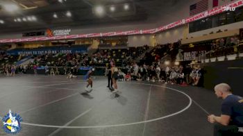 155 lbs Cons. Round 1 - Bria Dieujuste, Wahlert Catholic vs Alma Calvillo, Apple Valley