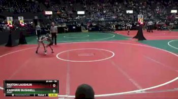 78 lbs Cons. Round 3 - Casimirri Bushnell, WSW1 vs Paxton Laughlin, LOU2