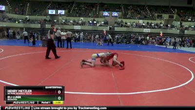 102 lbs Quarterfinal - Henry Metzler, De Pere Redbirds Youth vs Eli Lunn, BigWater