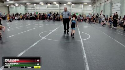 52 lbs Round 3 (6 Team) - Jack Sanders, Mat Assassins vs Mason Brault, Rampage