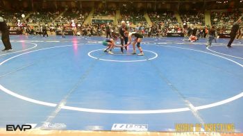 110 lbs 5th Place - Hadley Carruthers, St. Paul vs Miley Oberg, Open Mats