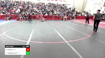144 lbs Semifinal - Aidan Baum, Milford vs Jacob Bettencourt, Bristol-Plymouth