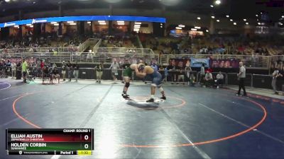 1A 285 lbs Champ. Round 1 - Holden Corbin, Suwannee vs Elijah Austin, Zephyrhills Christian