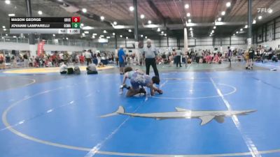 113 lbs 1 - Jovanni Lamparelli, EASTERN CAROLINA WRESTLING ACADEMY vs Mason George, GROUND UP USA