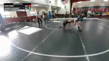 120 lbs Cons. Round 3 - Hunter Pflughoeft, Cody vs David Perez, Jackson Hole