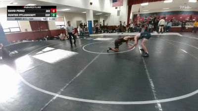 120 lbs Cons. Round 3 - Hunter Pflughoeft, Cody vs David Perez, Jackson Hole