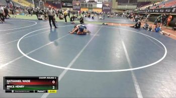 182 lbs Champ. Round 2 - Brice Henry, MO vs Nathaniel Wade, TN