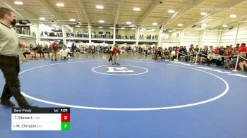 138 lbs Semifinal - Ty Stewart, Tyngsborough/Dracut vs Malcolm Chrispin, Bos Latin Academy
