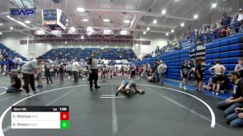 110 lbs Final - Gage Bledsoe, Woodland Wrestling Club vs Austin Shears, Choctaw Ironman Youth Wrestling