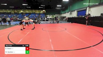 138 lbs Consi Of 32 #2 - Gage Owen, MD vs Marshall Geckler, OH