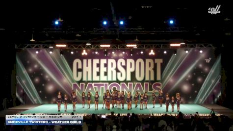Knoxville Twisters - Weather Girls [2026 L3 Junior - D2 - Medium Day 1] 2026 CHEERSPORT National All Star Cheerleading Championship