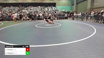 157 lbs Round Of 32 - Lucas Pannell, Los Gatos vs Gabriel Delgado, Slam Academy