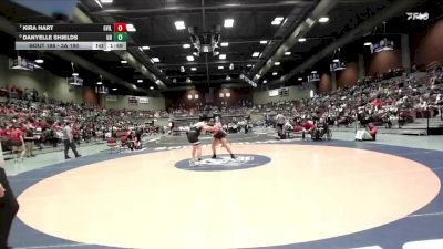 3A 190 lbs Cons. Semi - Danyelle Shields, Union vs Kira Hart, Grantsville