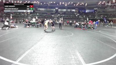 128 lbs 5th Place - Luke Giganti, Highlanders vs William McNally, Seneca