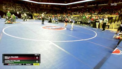 140 Class 1 lbs Cons. Round 1 - Katelyn Miller, Harrisonville vs Bella Palmer, Odessa