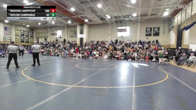 114 lbs Final - Brooke Lightfoot, Tewksbury vs Taylor Campanile, South Shore