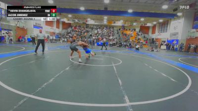 126 lbs Champ. Round 1 - Kevin Evangelista, Paramount vs Jacob Jimenez, Bishop Amat