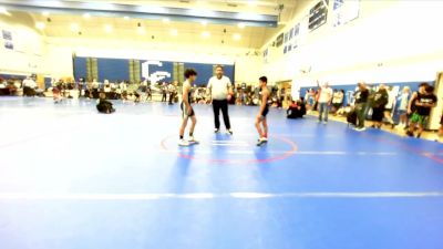 106 lbs Champ. Round 2 - Caleb Delfin, Lion Of Judah Wrestling Academ vs Isaiah Martinez, Upland High School