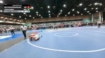 126 lbs Champ. Round 1 - Keb Schnurrenberger, Truckee vs Taitan Green, Mcqueen