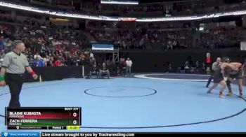 195-5A 5th Place Match - Blaine Kubasta, Ponderosa vs Zach Ferrera, Monarch