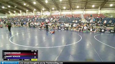 86 lbs Champ. Round 2 - Mason Gonzalez, CA vs Conway Schulte, AZ