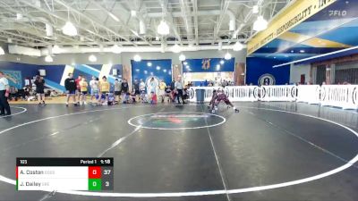 165 lbs Round 5 (8 Team) - Amir Coston, Alpha Dogs vs Julian Dailey, Greasers