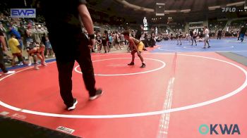 75 lbs 3rd Place - Paxtyn McGilbert, Midwest City Bombers Youth Wrestling Club vs Deacon Doerr, Team Tulsa Wrestling Club