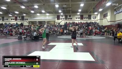 135 lbs Round 3 - Annaliese Arciniega, Osage vs Maddie Johnson, Denver