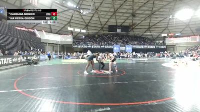 Girls 2A 235 lbs Cons. Round 4 - Carolina Monico, Ephrata (Girls) vs Ma`Ressa Gibson, Hudson`s Bay (Girls)