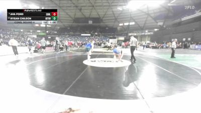 Girls 3A 235 lbs Cons. Round 4 - Ryean Chilson, Mountain View (Girls) vs Ava Ford, Sedro-Woolley (Girls)