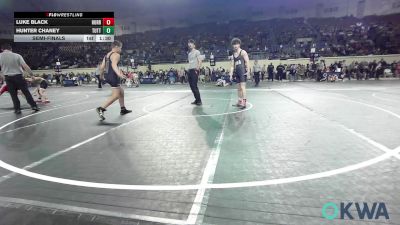 160 lbs Semifinal - Luke Black, Hurricane Wrestling Academy vs Hunter Chaney, Tuttle Wrestling Club