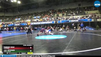 197 lbs Cons. Round 3 - Coy Spooner, Coast Guard vs Parker Venz, Augsburg