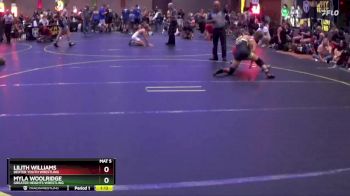 110/120 Round 5 - Lilith Williams, Dexter Youth Wrestling vs Myla Woolridge, Greater Heights Wrestling