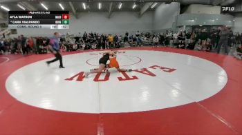 110 lbs Cons. Round 5 - Ayla Watson, Natrona County vs Cara Vialpando, Walsenburg