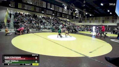 59 lbs Quarterfinal - Evan Strathman, Temecula Valley Wrestling Club vs Teddy Padilla, Poway Elite