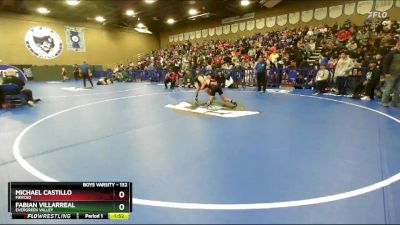 132 lbs Champ. Round 3 - Fabian Villarreal, Evergreen Valley vs Michael Castillo, Merced