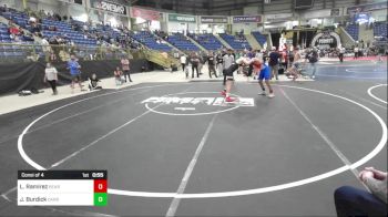 123 lbs Consi Of 4 - Leo Ramirez, Bear Cave WC vs Jack Burdick, Carbon WC