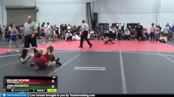 84 lbs Round 1 (6 Team) - William Schork, Terps Xtreme vs Josh Golightly, TNWC