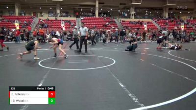 105 lbs Cons. Semi - Brody Wood, JC Youth Wrestling vs Easton Folkers, The Best Wrestler
