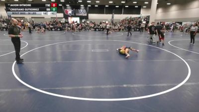 56 lbs Quarters - Jaxon Ditmore, Team Tulsa Wrestling Club vs Cristiano Gutierrez, Region Wrestling Academy
