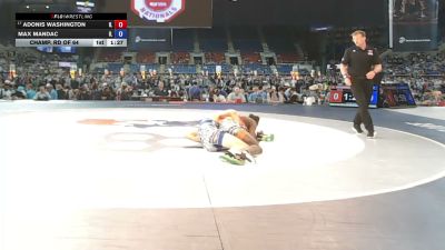 138 lbs Champ. Rd Of 64 - Adonis Washington, Illinois vs Max Mandac, Illinois