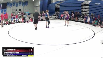 130 lbs Round 5 (6 Team) - Ella Saewert, Minnesota Storm Girls vs Danika Flickinger, Kansas Girls