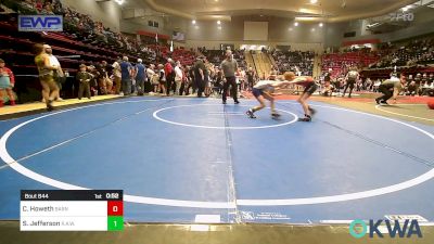 61 lbs Consi Of 4 - Cain Howeth, Barnsdall Youth Wrestling vs Stetson Jefferson, R.A.W.