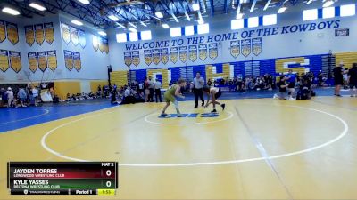 138 lbs Champ. Round 2 - Jayden Torres, Longwood Wrestling Club vs Kyle Yasses, Deltona Wrestling Club